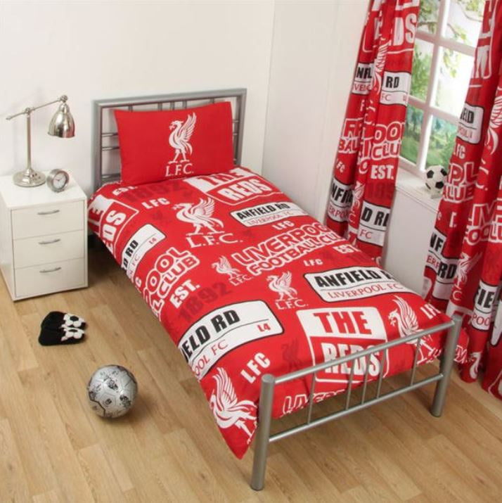 Liverpool Single Duvet Set