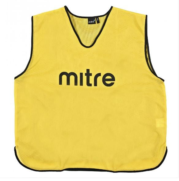 Mitre Senior Training Bib - YELLOW