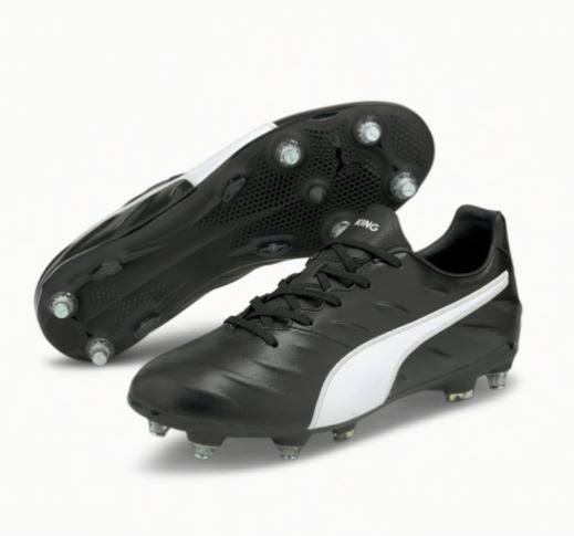 Puma King Platinum 21 MxSG Boots - BLACK/WHITE