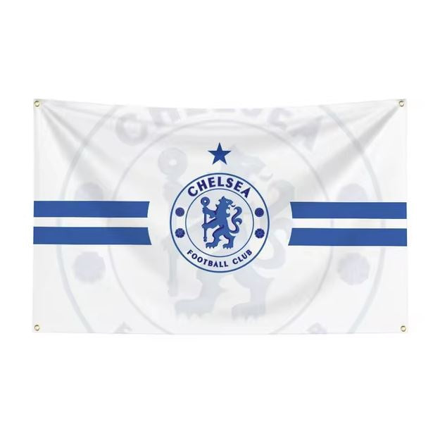 Chelsea Crest White Fabric Poster 60cm x 90cm