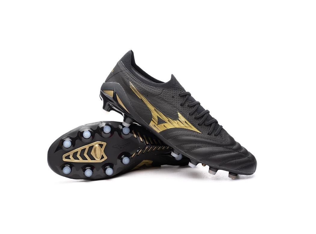 Mizuno Morelia Neo IV β Elite FG Boots - BLACK/GOLD