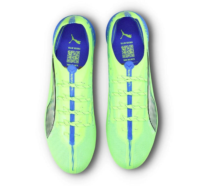 Puma Football - Ultra 5 Ultimate FG - FIZZY APPLE/WHITE/BLUEMAZING