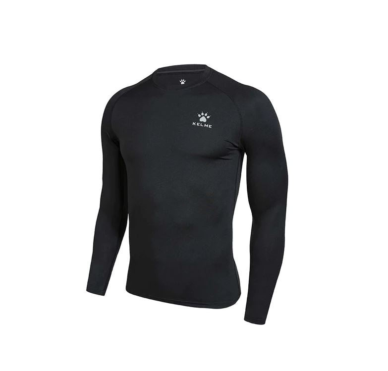 Kelme Kids Long Sleeve Tight Base Layer - BLACK