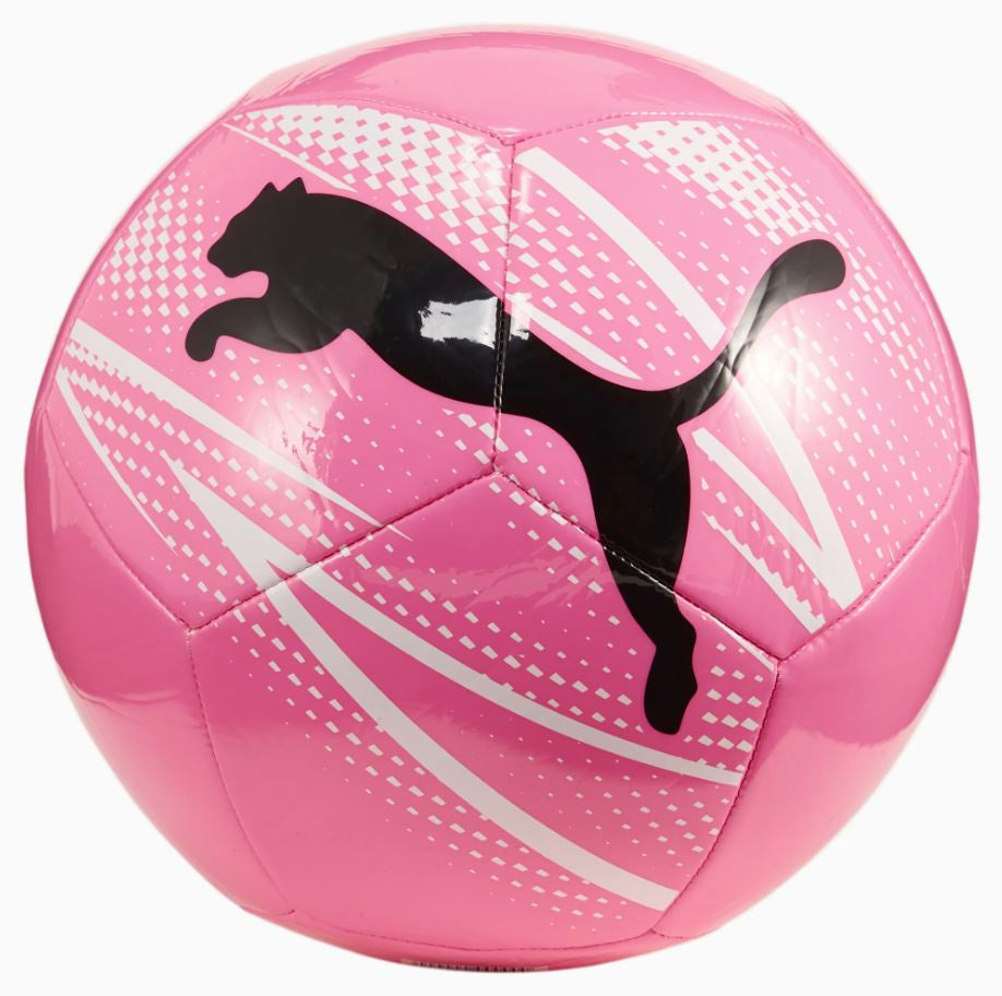 Puma Attacanto Graphic Ball - PUMA WHITE/POISON PINK/LUMINOUS BLUE