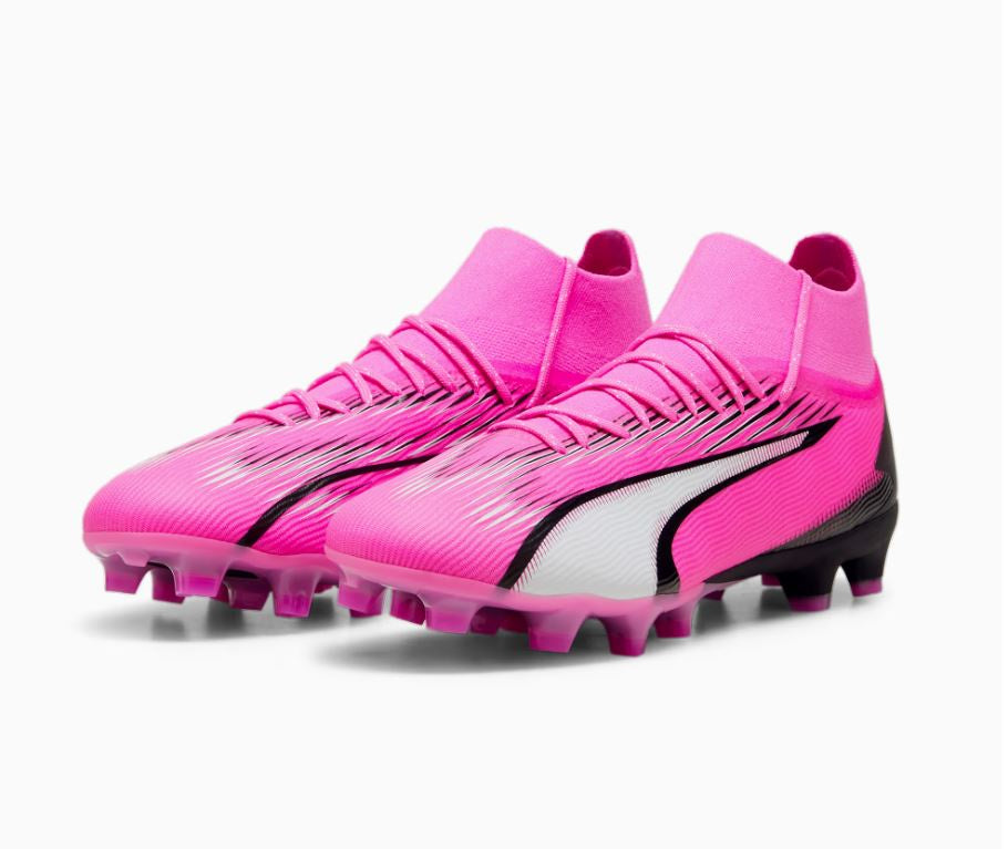 Puma Ultra Pro FG/AG Boots -POISON PINK/PUMA WHITE