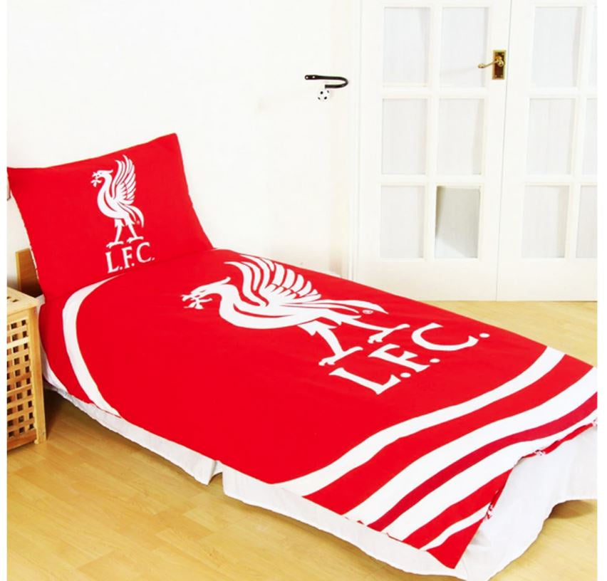 Liverpool FC Official Reversible Pulse Single Duvet Set