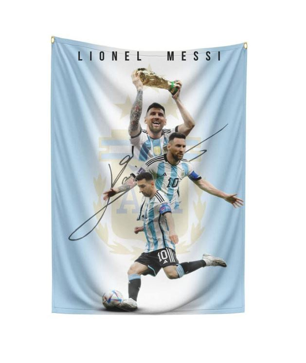 Messi World Cup Winner Fabric Poster -68 X 45 cm