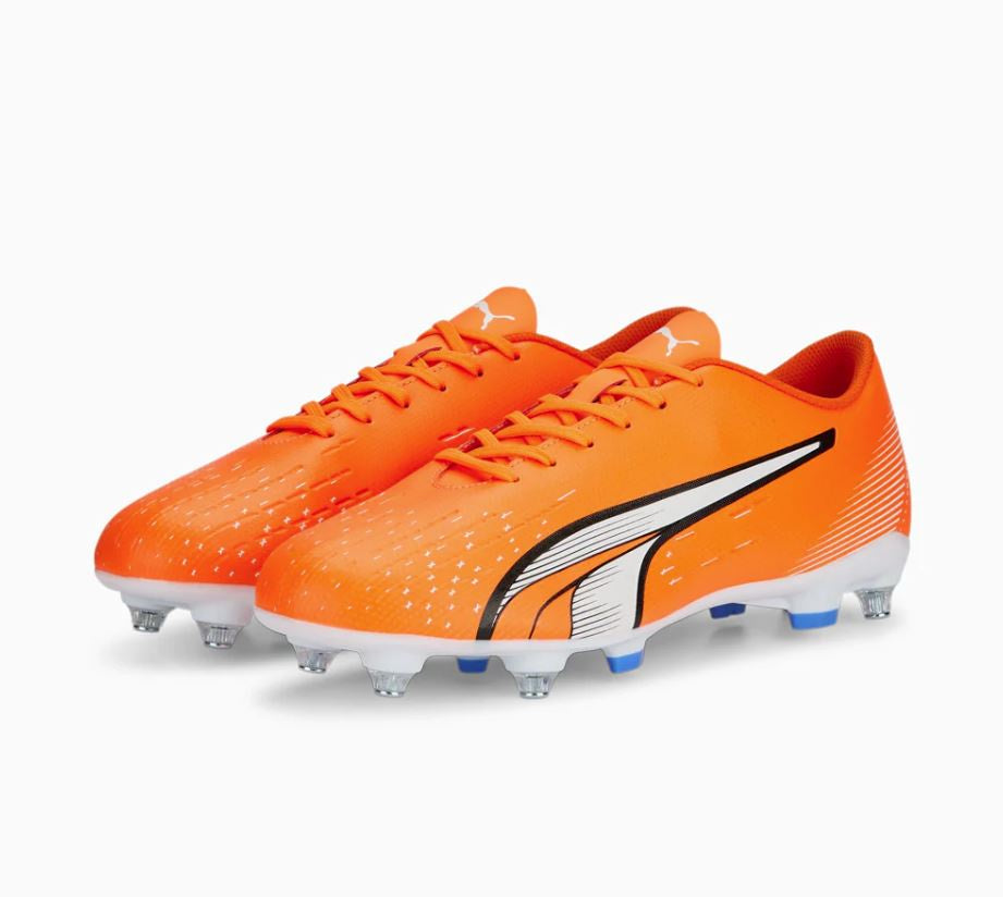 Puma Ultra Play MxSG Boots - ULTRA ORANGE/PUMA WHITE