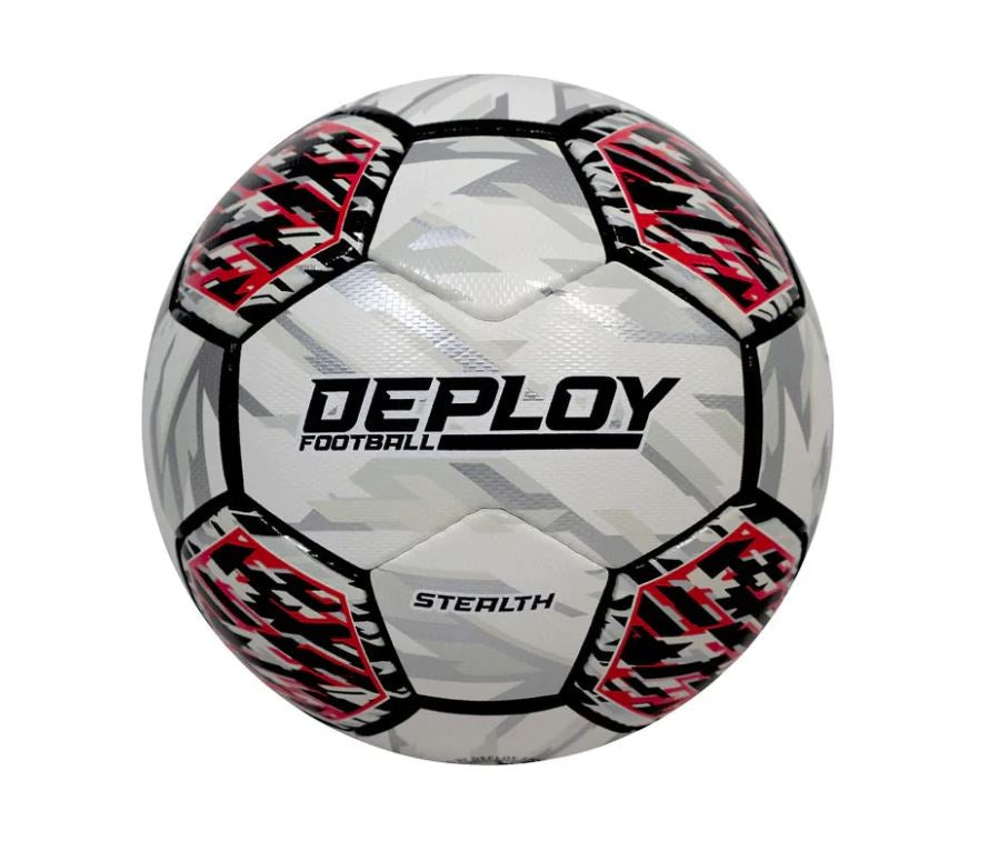 Deploy Stealth Football - WHITE/RED/BLACK