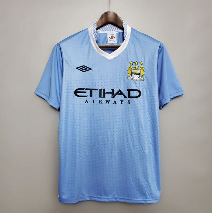 Manchester City 2011/12 Home Jersey '16 Kun Aguero' on back