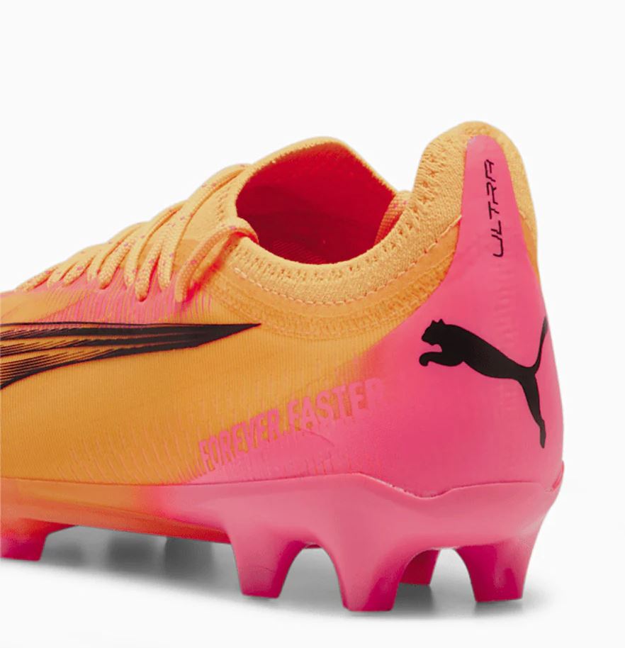 Puma Ultra Ultimate FG/AG Boots - SUN STREAM/PUMA BLACK/SUNSET GLOW