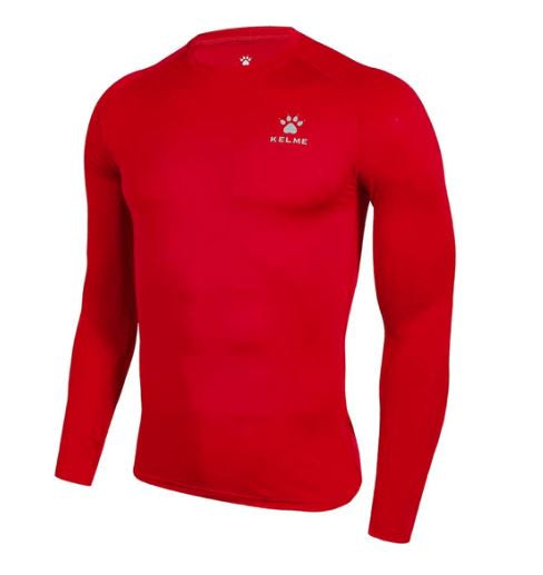 Kelme Long Sleeve Tight Base Layer - RED