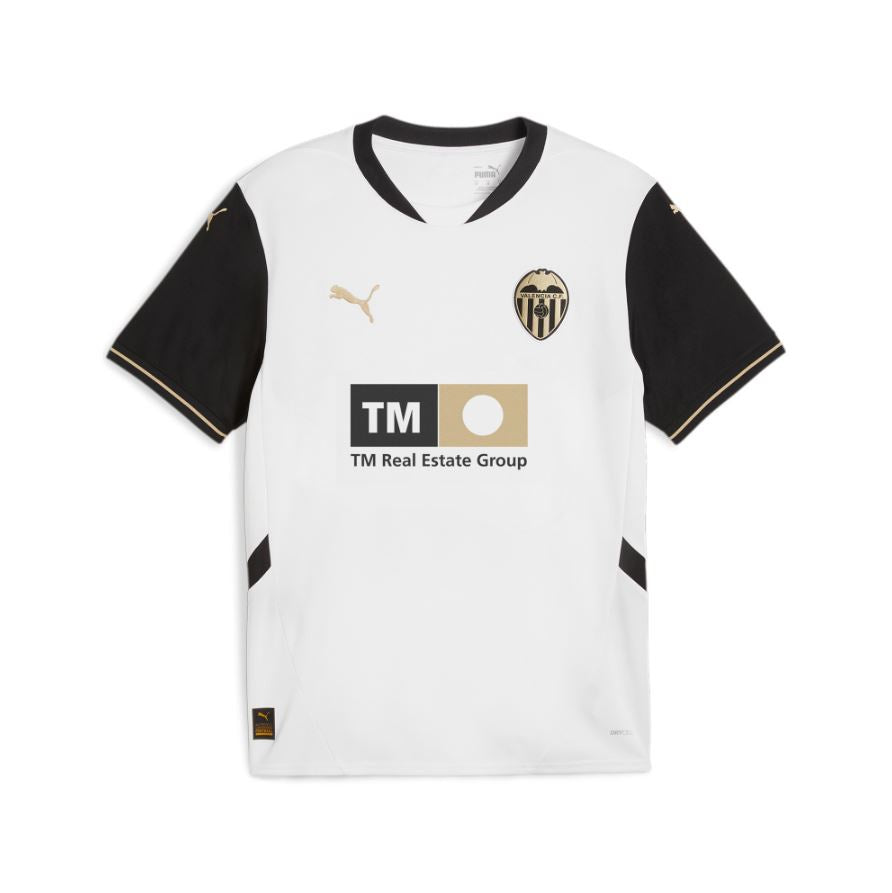 Puma Valencia CF Replica Home Jersey - WHITE/BLACK