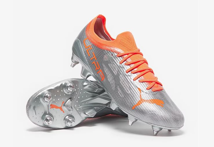 Puma Ultra 1.4 MXSG Boots - DIAMOND SILVER/NEON CITRUS