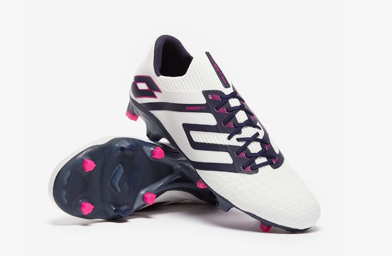 Lotto Maestro 100 IV FG Boots - WHITE/NAVY