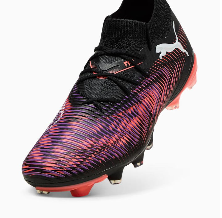 Puma Future 8 Match FG/AG - BLACK / WHITE / GLOWING RED