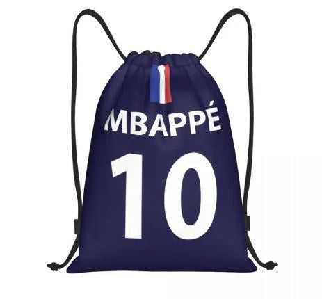 Mbappe 10 France Drawstring Bag