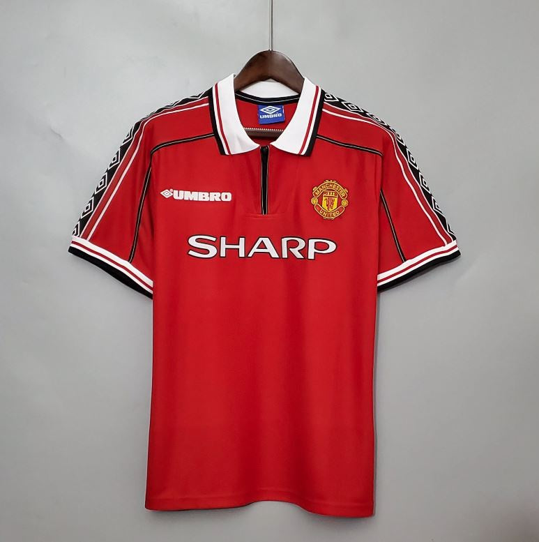 1998 Manchester United Home Retro Kit '7 Beckham'