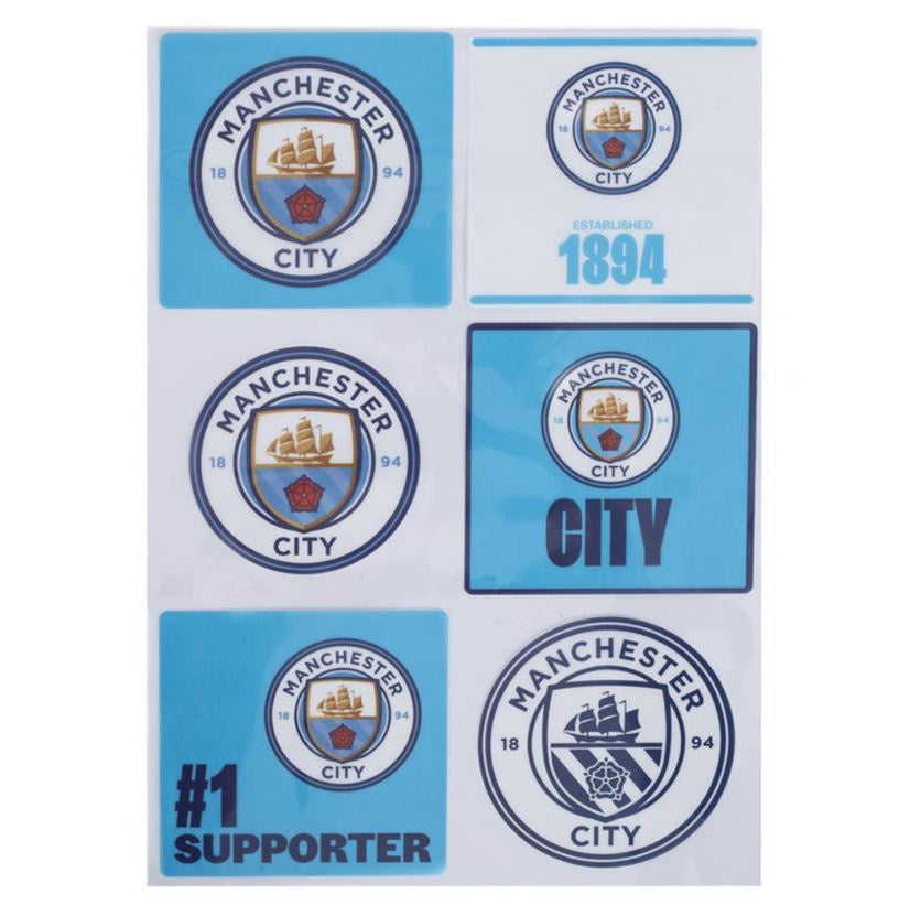 Manchester City FC Car Decal Set