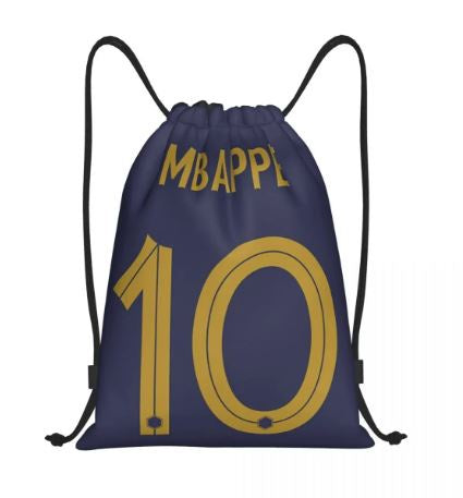 Mbappe 10 Drawstring Bag - BLUE/GOLD