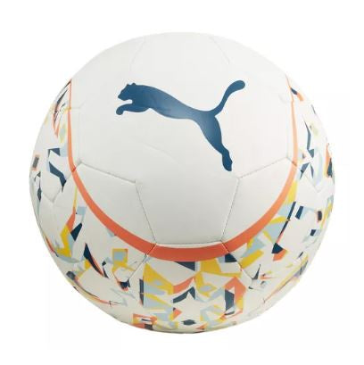 Neymar Jnr Graphic Ball - PUMA WHITE/HOT HEAT/SUN STREAM