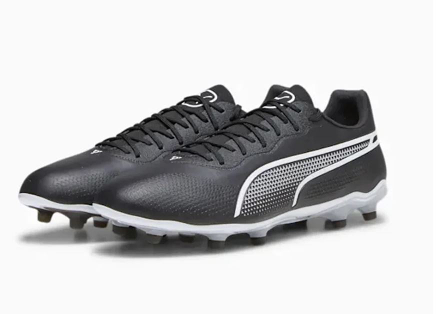 Puma King Pro FG/AG Boots - BLACK/WHITE