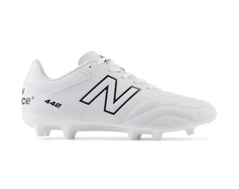 New Balance 442 V2 Academy FG Boots - WHITE/BLACK