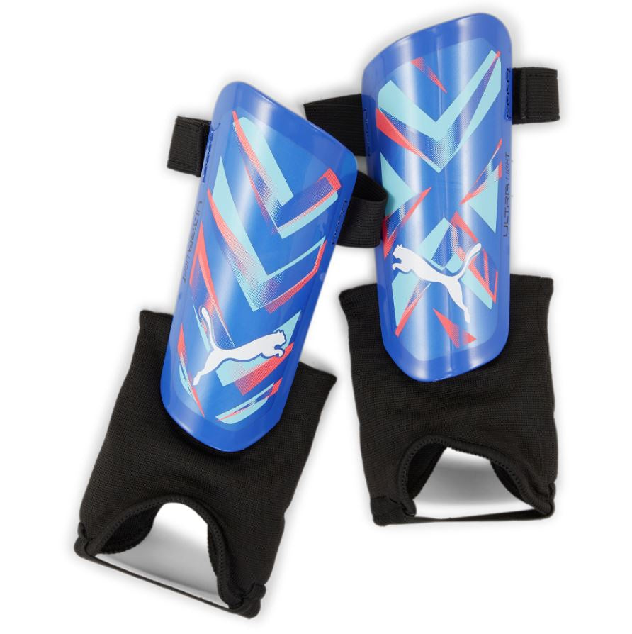 Puma Shin & Ankle Guard - Ultra Light - BLUEMAZING/ELECTRIC PEPPERMINT