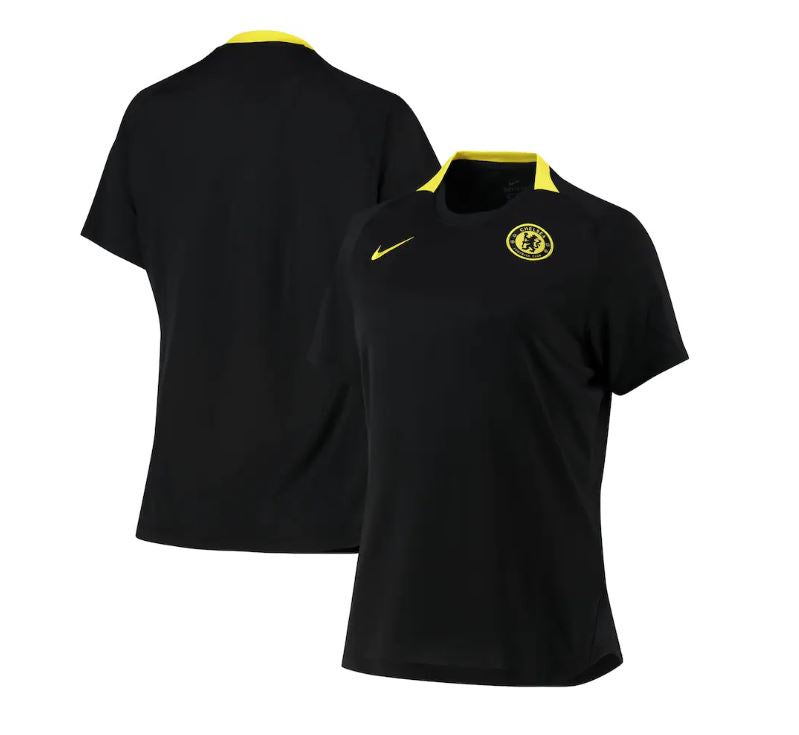 Chelsea Women's Lifestyle Top - BLACK/YELLOW