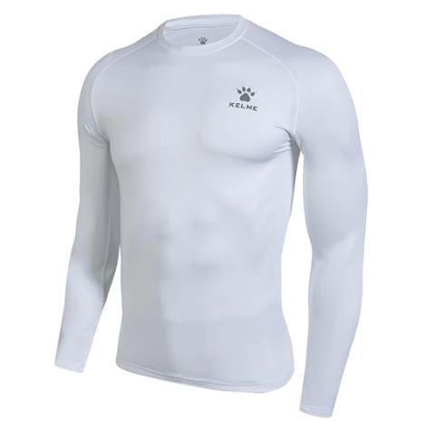 Kelme Long Sleeve Tight Base Layer - WHITE