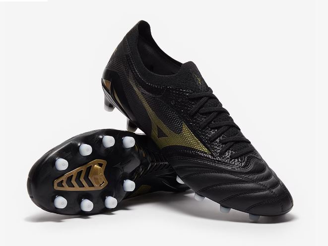 Mizuno Morelia Neo IV β Elite FG Boots - BLACK/GOLD