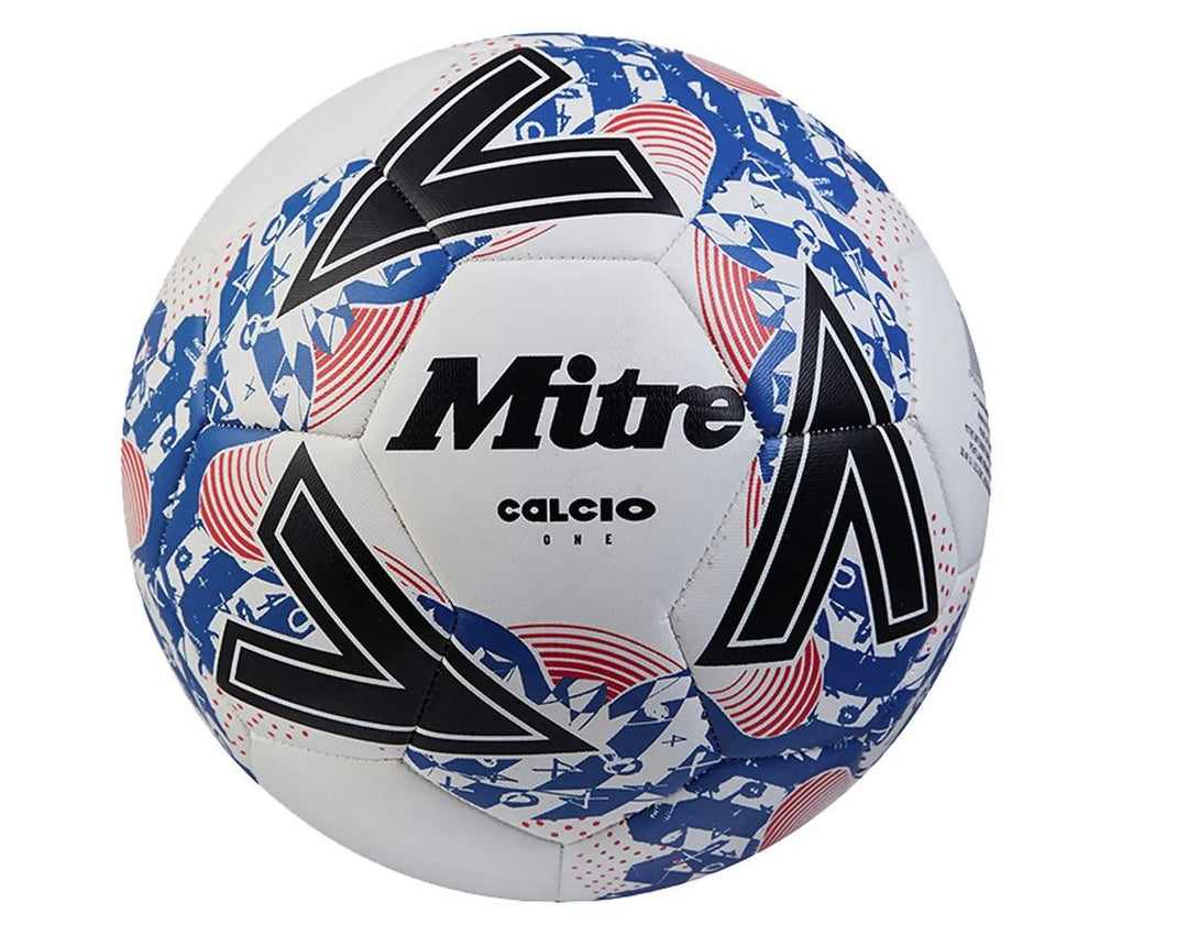 Mitre Calcio One 24 Football - WHITE/BLUE