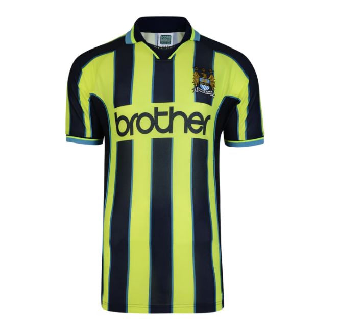 Manchester City '99 Away Jersey - YELLOW/NAVY