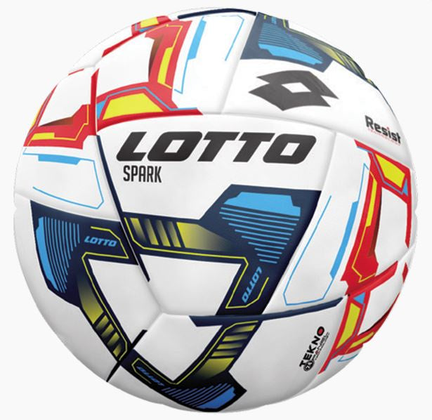 Lotto FB500 Spark Ball - WHITE/BLUE/YELLOW