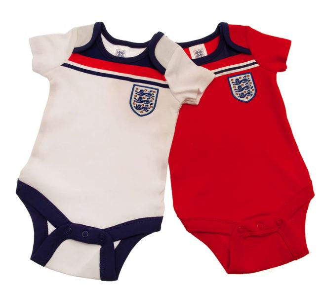 England FA 2 Pack Bodysuit 82 Retro