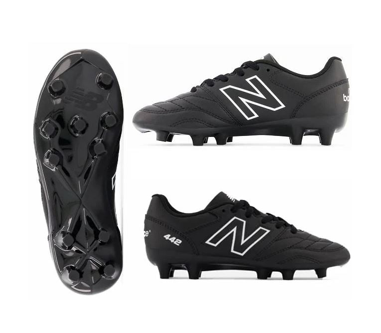 New Balance 442 V2 Academy FG Boots - BLACK