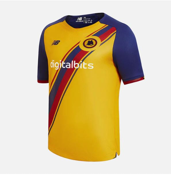 AS Roma Third Jersey - YELLOW/NAVY