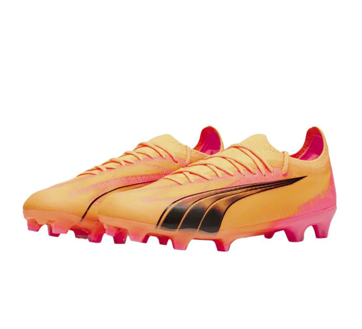 Puma Ultra Ultimate FG/AG Boots - SUN STREAM/PUMA BLACK/SUNSET GLOW