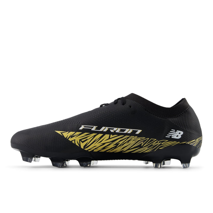 New Balance Furon V8 Elite FG -Black / Metallic Gold/ Silver