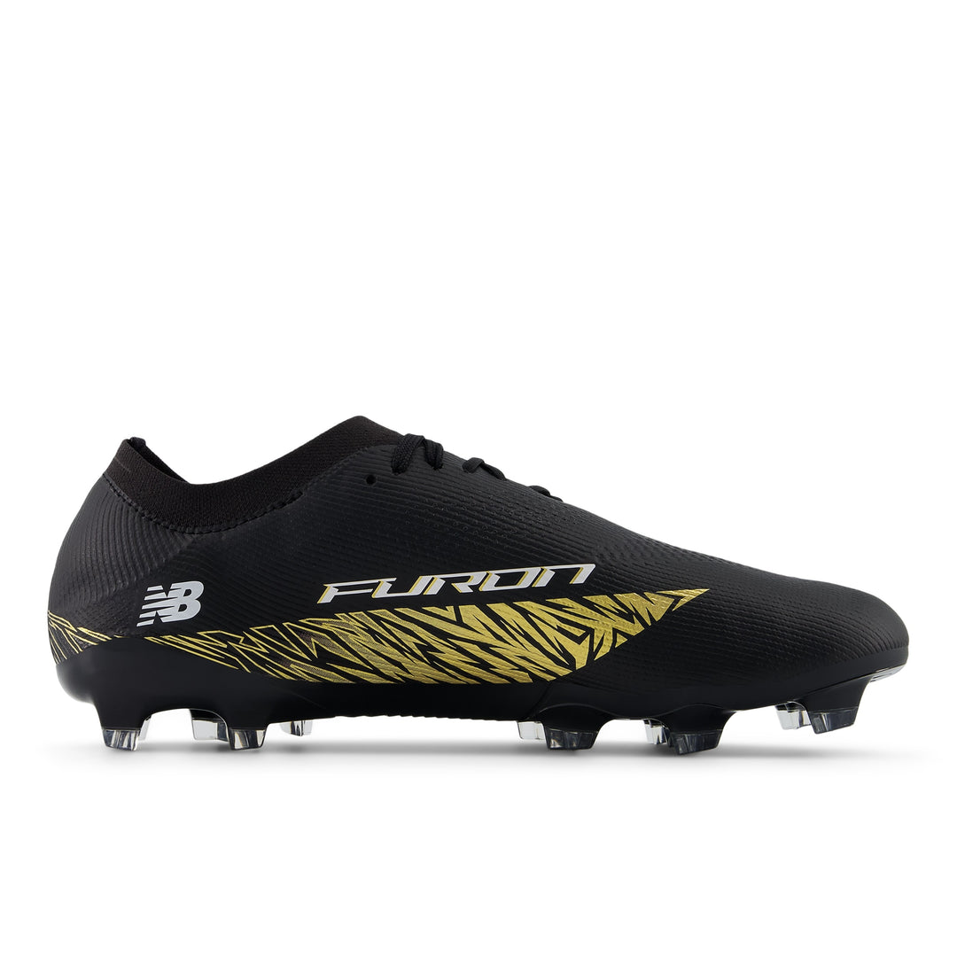 New Balance Furon V8 Elite FG -Black / Metallic Gold/ Silver