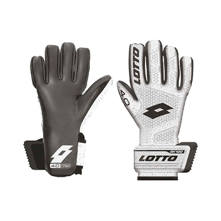 Lotto Goal Keeper Glove - WHITE/BLACK