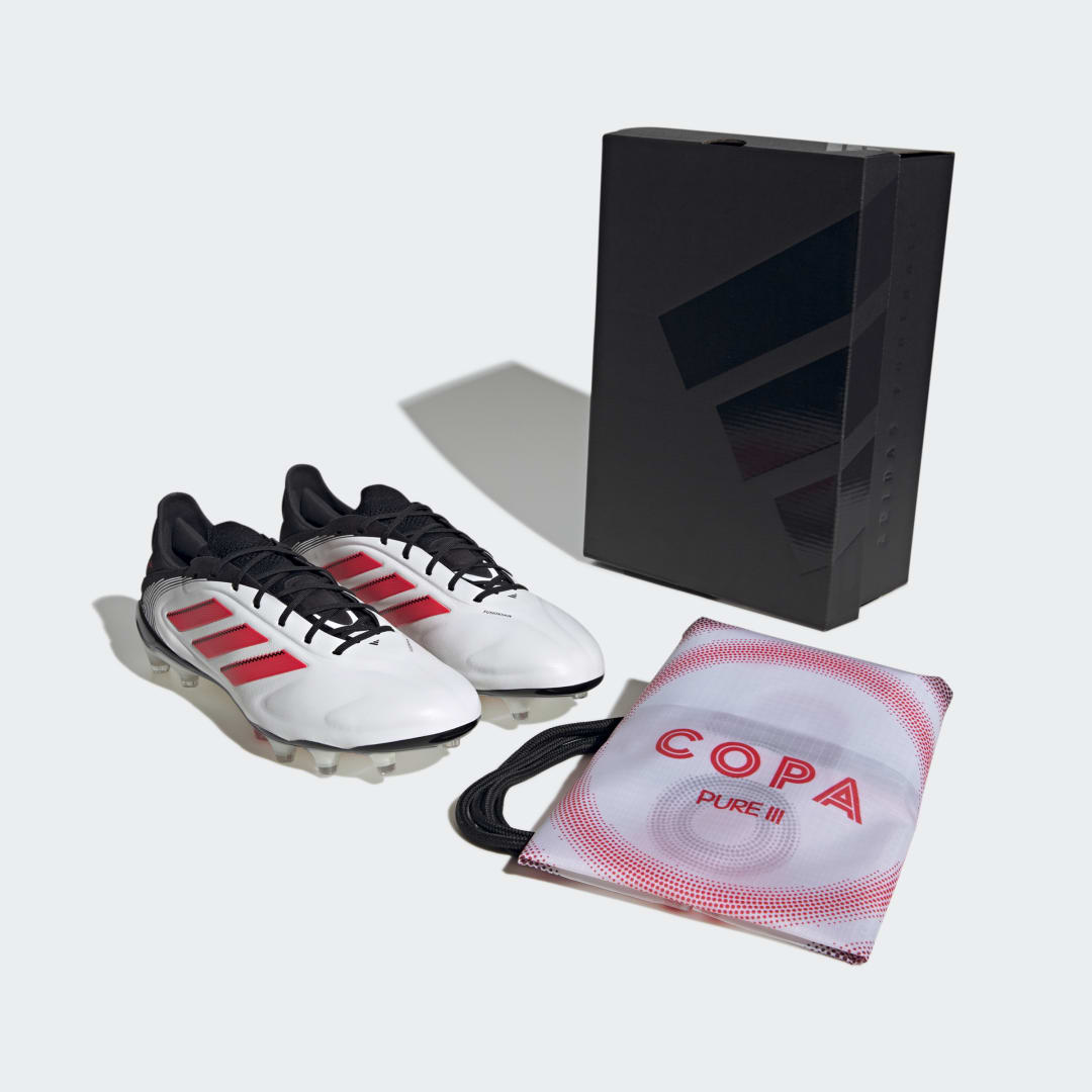 Adidas Copa Pure III Elite FG 'Victory Pack'  - WHITE/RED/BLACK