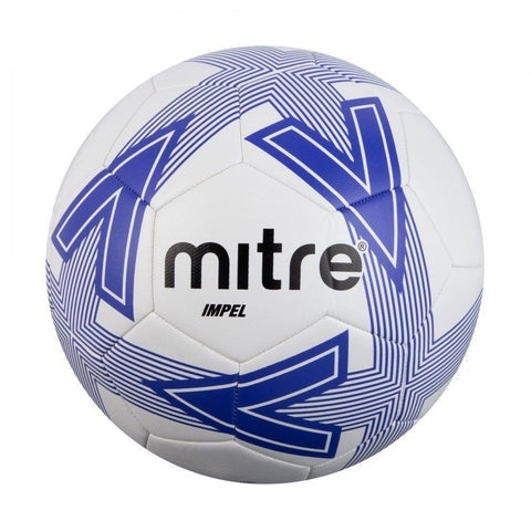 Mitre Impel One Training Football - WHITE/BLUE