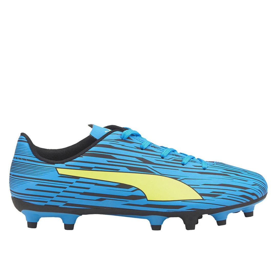 Puma Rapido III FG/AG Jnr Boots - OCEAN DIVE/YELLOW ALERT