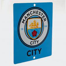 Manchester City Square Window Sign