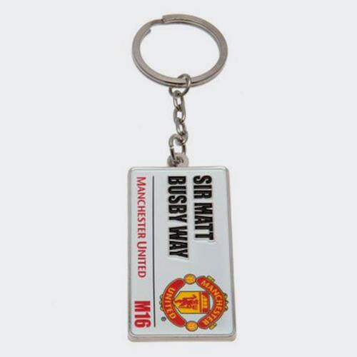 Manchester United FC Embossed Street Sign Keyring