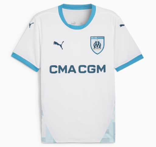 Marseille Home Jersey 24/25 - White/Blue