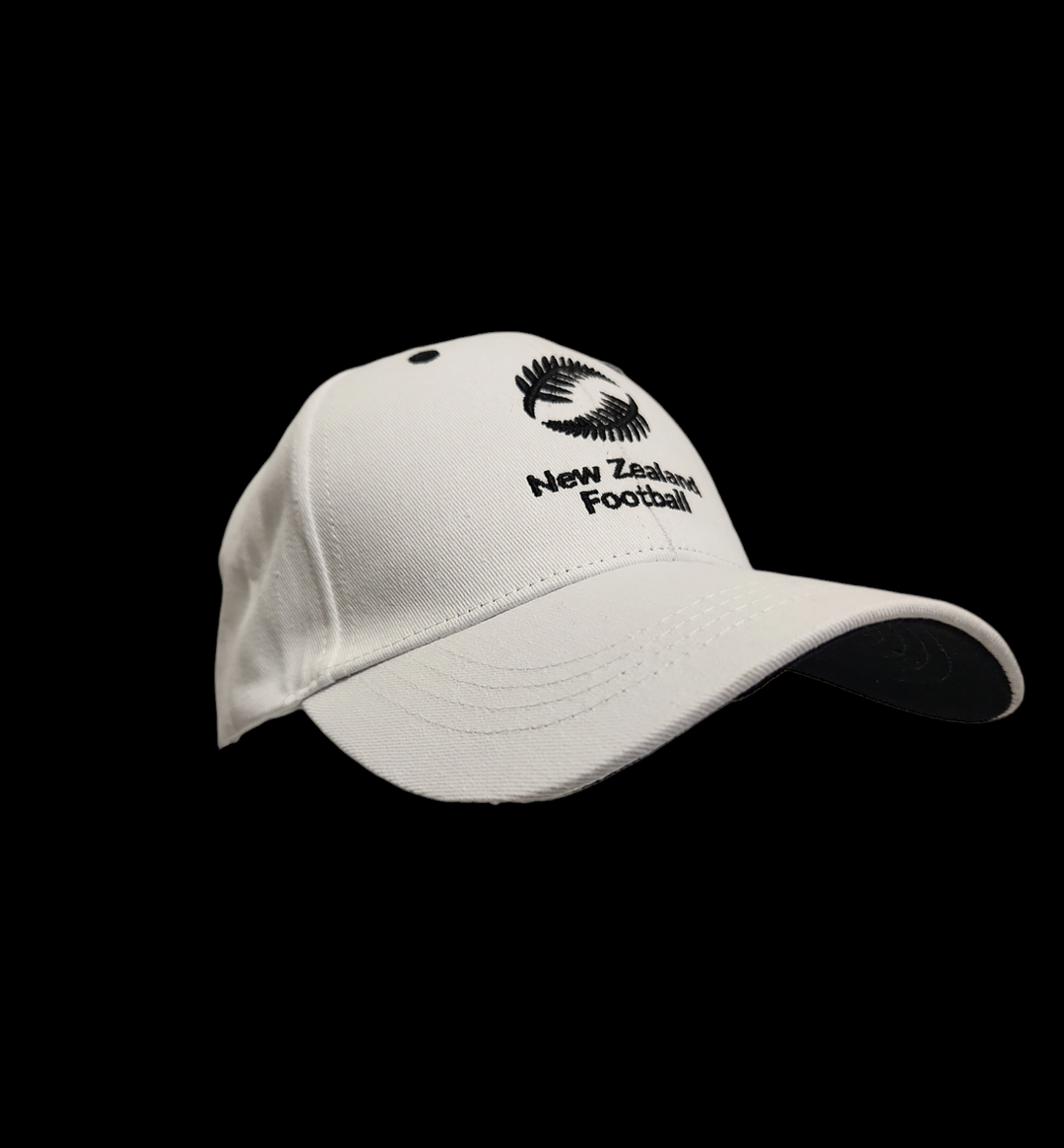 NZ Football Curve Cap - WHITE