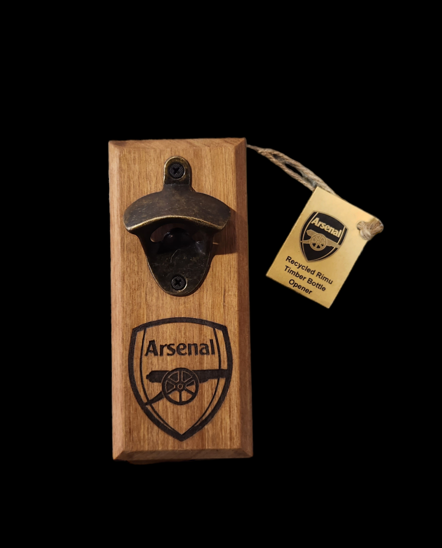 Arsenal Rimu Magnetic Counter-Lever Bottle Opener