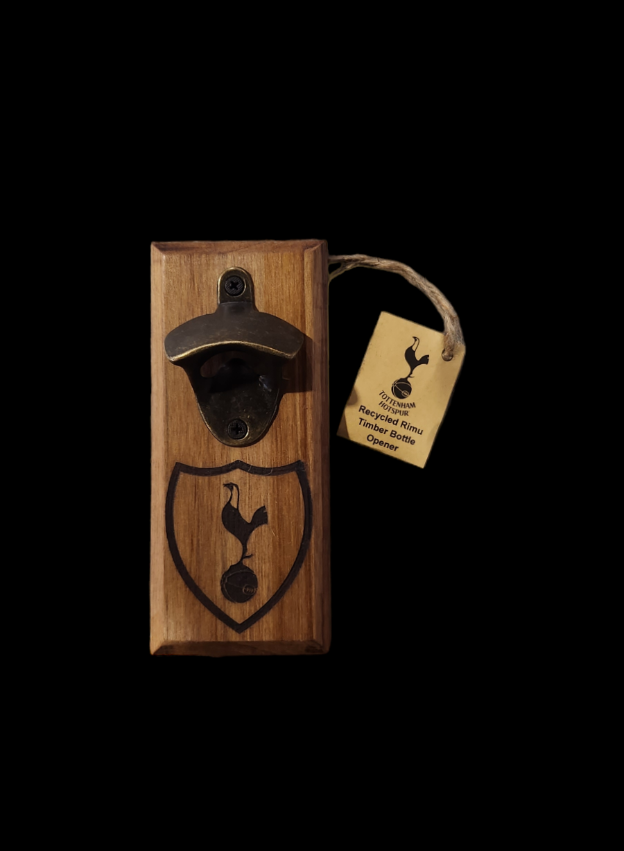 Tottenham Rimu Magnetic Counter-Lever Bottle Opener